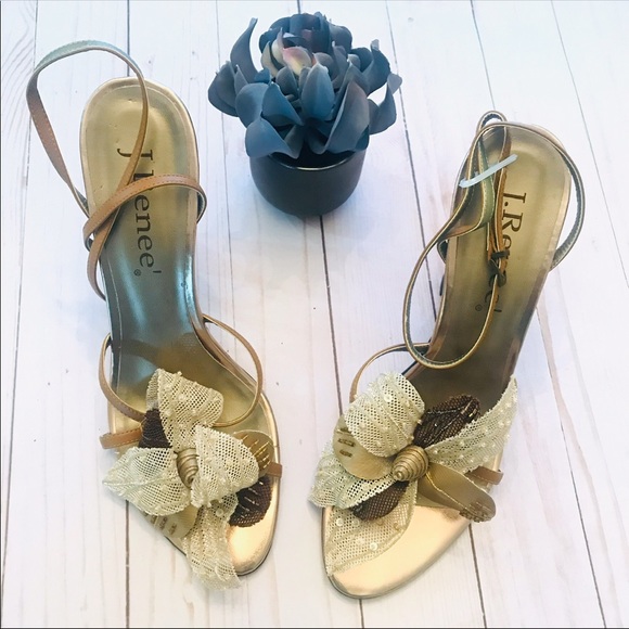 ✔️New J. Rene “Maria” Leather Sandals - Picture 2 of 7